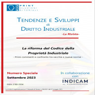 Tendenze e sviluppi di diritto industriale - Numero SPECIALE